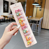 HKM-950803 Cartoon Animal Duckbill Clip Bangs Hairpin Set for Kids - 15 Cute Styles