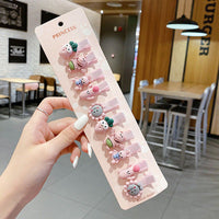 HKM-950803 Cartoon Animal Duckbill Clip Bangs Hairpin Set for Kids - 15 Cute Styles