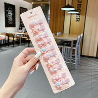 HKM-950803 Cartoon Animal Duckbill Clip Bangs Hairpin Set for Kids - 15 Cute Styles