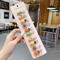 HKM-950803 Cartoon Animal Duckbill Clip Bangs Hairpin Set for Kids - 15 Cute Styles