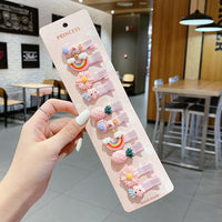 HKM-950803 Cartoon Animal Duckbill Clip Bangs Hairpin Set for Kids - 15 Cute Styles