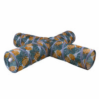 HKM-674771 Foldable Polyester Cat Tunnel Toy - Multiple Print Designs with Various Pass Options
