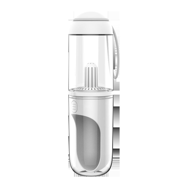 HKM-801043 Pet Travel Water Bottle for Cats and Dogs - 330ML Outdoor Cup with Filter, Made of ABS, PC, and Silicone, 60°C Temperature Resistant
