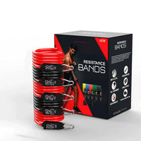 HKM-472083 Latex Resistance Training Bands for Stretching and Yoga Workouts