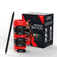 HKM-472083 Latex Resistance Training Bands for Stretching and Yoga Workouts