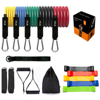 HKM-472083 Latex Resistance Training Bands for Stretching and Yoga Workouts