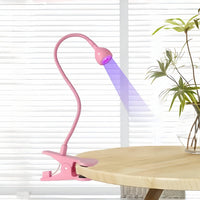 HKM-501011 Adjustable Gooseneck UV Nail Lamp with USB Clip for Efficient Nail Polish Curing