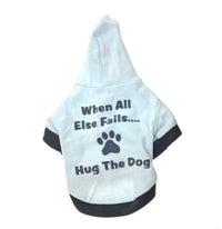 HKM-211283 Casual Printed Dog T-Shirt with Hat - Hug The Dog Design in Cotton