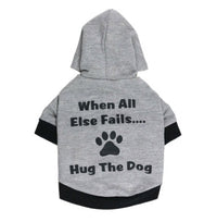 HKM-211283 Casual Printed Dog T-Shirt with Hat - Hug The Dog Design in Cotton