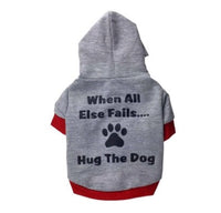 HKM-211283 Casual Printed Dog T-Shirt with Hat - Hug The Dog Design in Cotton