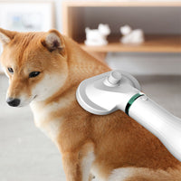 HKM-130771 Ergonomic Pet Hair Dryer Comb with Retractable Design and Adjustable Heat Settings