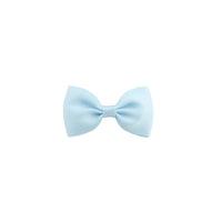 HKM-112339 Colorful Large Bow Tie Hair Clip for Children - Eco-friendly Polyester with Stainless Steel Clip