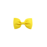 HKM-112339 Colorful Large Bow Tie Hair Clip for Children - Eco-friendly Polyester with Stainless Steel Clip