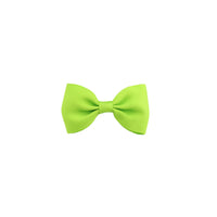 HKM-112339 Colorful Large Bow Tie Hair Clip for Children - Eco-friendly Polyester with Stainless Steel Clip