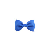 HKM-112339 Colorful Large Bow Tie Hair Clip for Children - Eco-friendly Polyester with Stainless Steel Clip