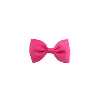 HKM-112339 Colorful Large Bow Tie Hair Clip for Children - Eco-friendly Polyester with Stainless Steel Clip