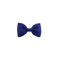 HKM-112339 Colorful Large Bow Tie Hair Clip for Children - Eco-friendly Polyester with Stainless Steel Clip