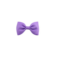 HKM-112339 Colorful Large Bow Tie Hair Clip for Children - Eco-friendly Polyester with Stainless Steel Clip