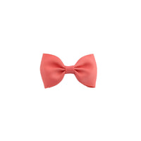 HKM-112339 Colorful Large Bow Tie Hair Clip for Children - Eco-friendly Polyester with Stainless Steel Clip