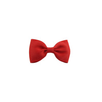 HKM-112339 Colorful Large Bow Tie Hair Clip for Children - Eco-friendly Polyester with Stainless Steel Clip
