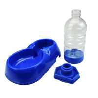 HKM-929811 Automatic Pet Water Feeder - Plastic Bowl, 22cm Diameter, Suitable for Dogs and Cats