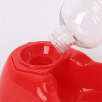 HKM-929811 Automatic Pet Water Feeder - Plastic Bowl, 22cm Diameter, Suitable for Dogs and Cats