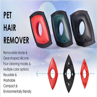 HKM-162387 Pet Fur Removal Tool for Carpets, Sofas, and Cars - Silicone Lint Brush for Dogs and Cats