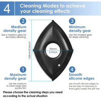 HKM-162387 Pet Fur Removal Tool for Carpets, Sofas, and Cars - Silicone Lint Brush for Dogs and Cats