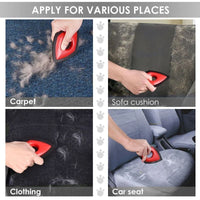 HKM-162387 Pet Fur Removal Tool for Carpets, Sofas, and Cars - Silicone Lint Brush for Dogs and Cats