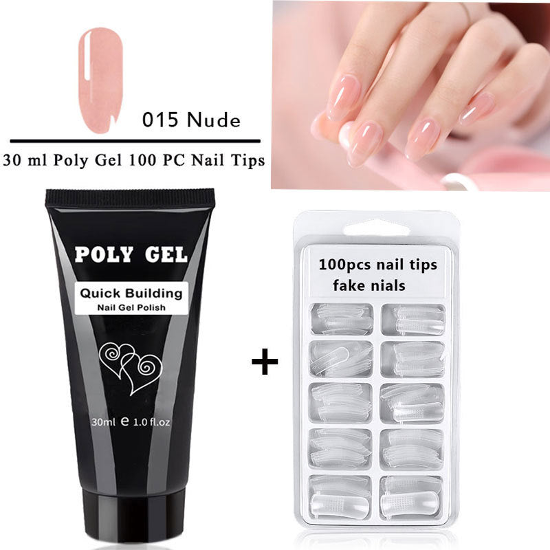 HKM-564243 Phototherapy Crystal Nail Extension Glue and Mold Set