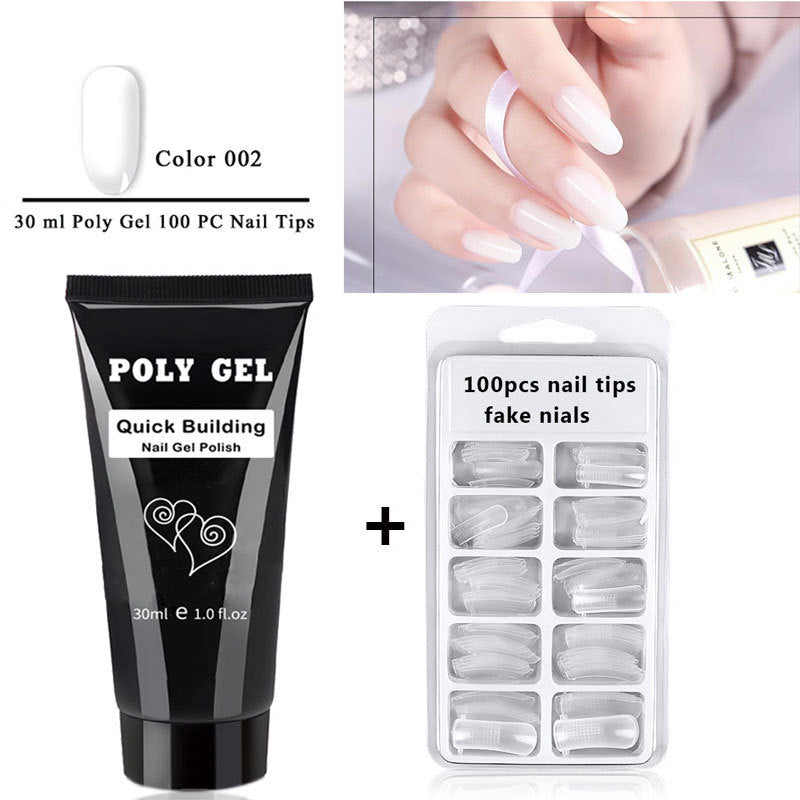 HKM-564243 Phototherapy Crystal Nail Extension Glue and Mold Set