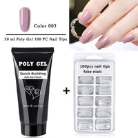 HKM-564243 Phototherapy Crystal Nail Extension Glue and Mold Set
