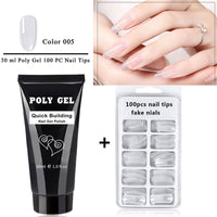 HKM-564243 Phototherapy Crystal Nail Extension Glue and Mold Set