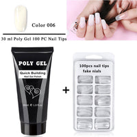 HKM-564243 Phototherapy Crystal Nail Extension Glue and Mold Set