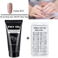 HKM-564243 Phototherapy Crystal Nail Extension Glue and Mold Set
