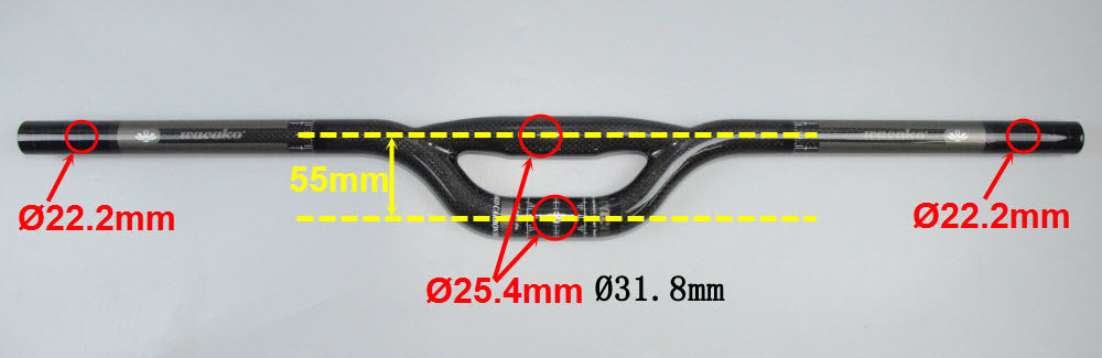 KTX-308563 Lightweight Full Carbon Fiber Bicycle Handlebar for Ultimate Performance