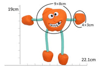 HKM-573011 Milk-Flavored Rubber Dog Toy with Cotton Rope - Various Fun Styles for Interactive Play