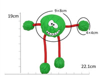 HKM-573011 Milk-Flavored Rubber Dog Toy with Cotton Rope - Various Fun Styles for Interactive Play