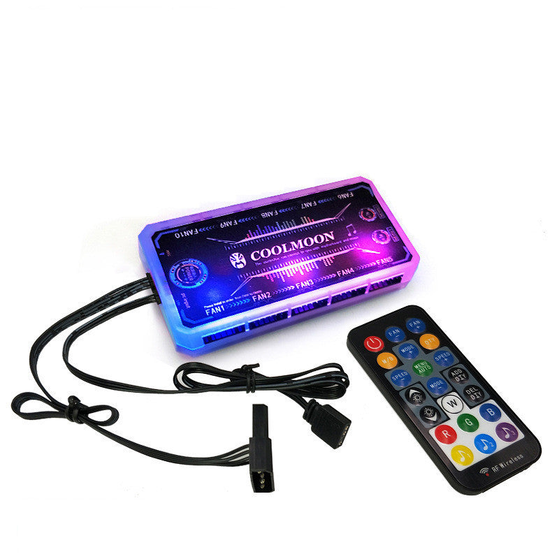 KTX-985811 RGB Power Supply Bay Light Board for Chassis and Graphics Card Highlighting, DC5V, 300mm x 86.8mm, Small 4PIN Interface