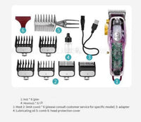 HKM-874387 Transparent Electric Body Clippers with Rechargeable Battery and LCD Display, Waterproof Free, Available in Multiple Colors