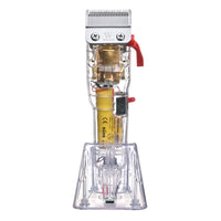 HKM-643859 Transparent Rechargeable Hair Clipper with High Carbon Steel Blades, 240 Min Runtime and 7300RPM Motor