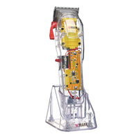 HKM-643859 Transparent Rechargeable Hair Clipper with High Carbon Steel Blades, 240 Min Runtime and 7300RPM Motor