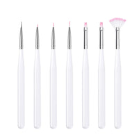 HKM-824083 Crystal Silica Gel Dot Drill Paint Pen Set - 15 Portable Brushes with Wooden Handles