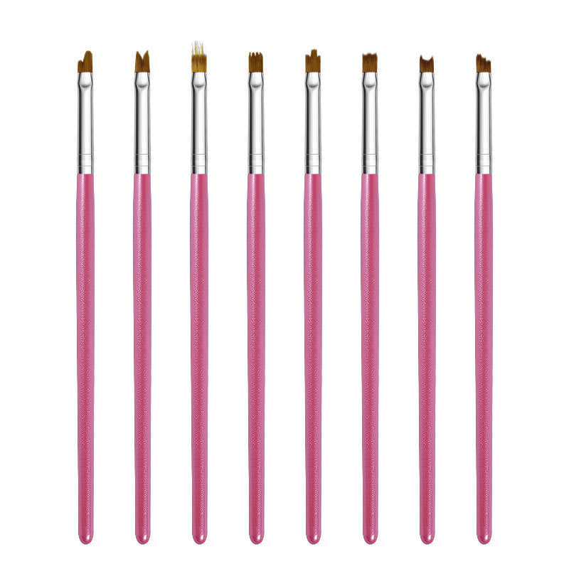HKM-824083 Crystal Silica Gel Dot Drill Paint Pen Set - 15 Portable Brushes with Wooden Handles
