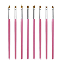 HKM-824083 Crystal Silica Gel Dot Drill Paint Pen Set - 15 Portable Brushes with Wooden Handles