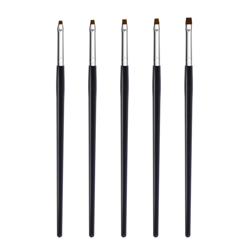 HKM-824083 Crystal Silica Gel Dot Drill Paint Pen Set - 15 Portable Brushes with Wooden Handles