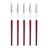 HKM-824083 Crystal Silica Gel Dot Drill Paint Pen Set - 15 Portable Brushes with Wooden Handles