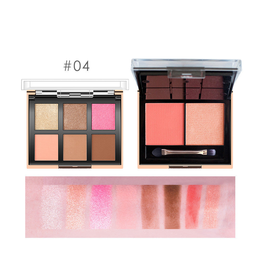 HKM-177363 O.TWO.O 8-Color Eyeshadow Palette for Even Skin Tone and Concealment