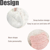 HKM-465043 Polar Fleece Cape Blanket with Hood for Dogs and Cats, Cozy Winter Pet Costume