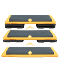 HKM-755795 Adjustable Aerobic Stepper with Four Height Options for Fitness Training and Exercise